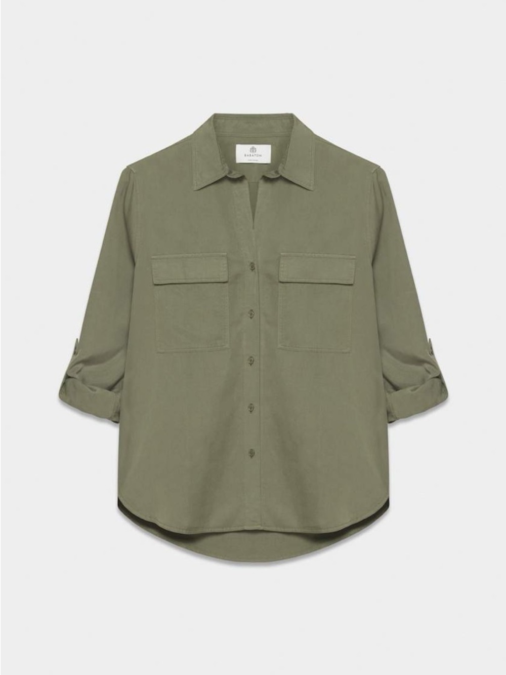 Babaton Utility Shirt- Medium Army Green colour - Picture 3 of 7